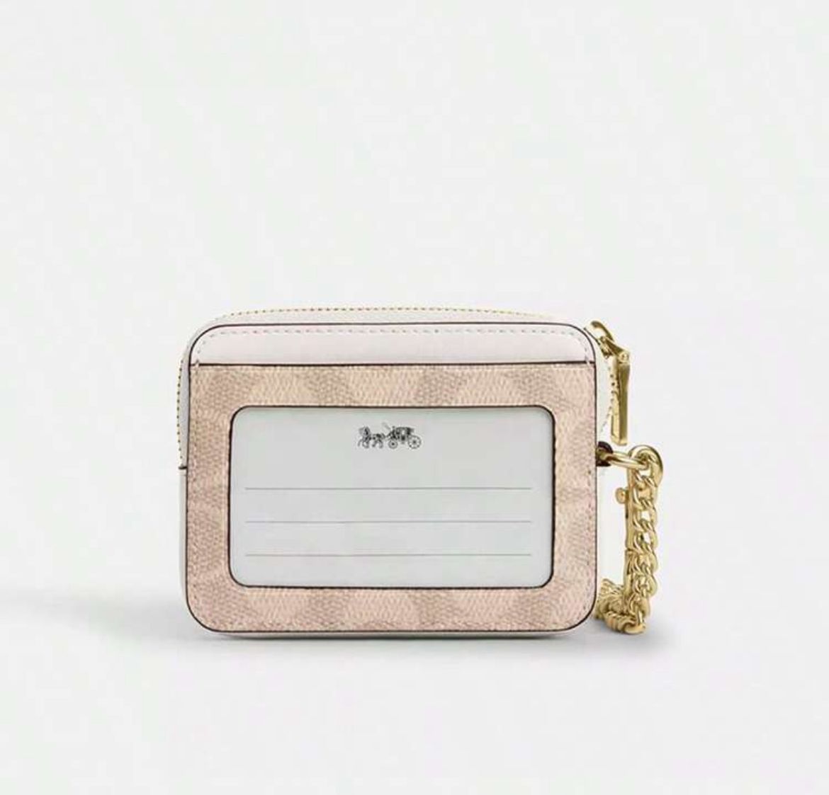 ESTUCHE DE CARTERA CON CREMALLERA MINI COACH