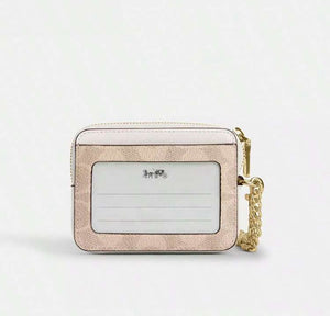 ESTUCHE DE CARTERA CON CREMALLERA MINI COACH